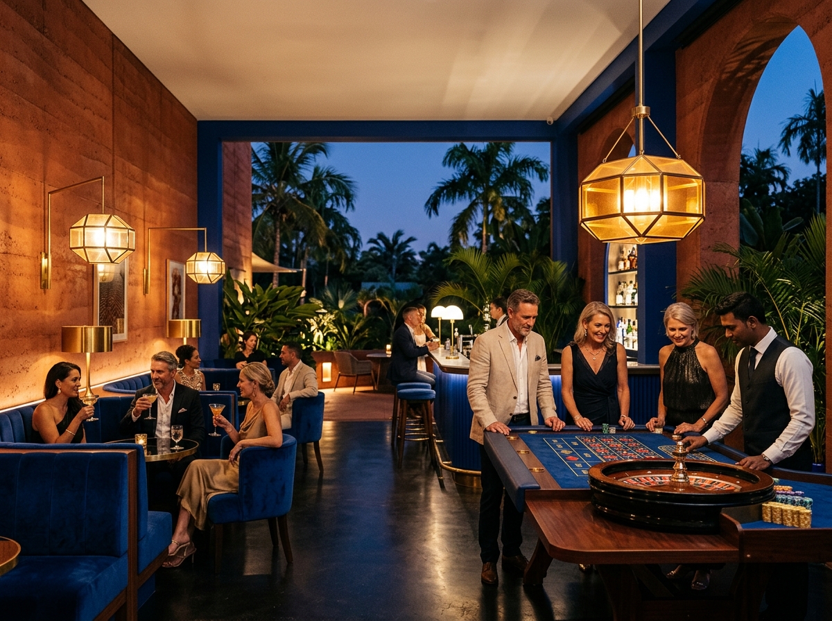 Discreet adults-only casino lounge at Blue Dune