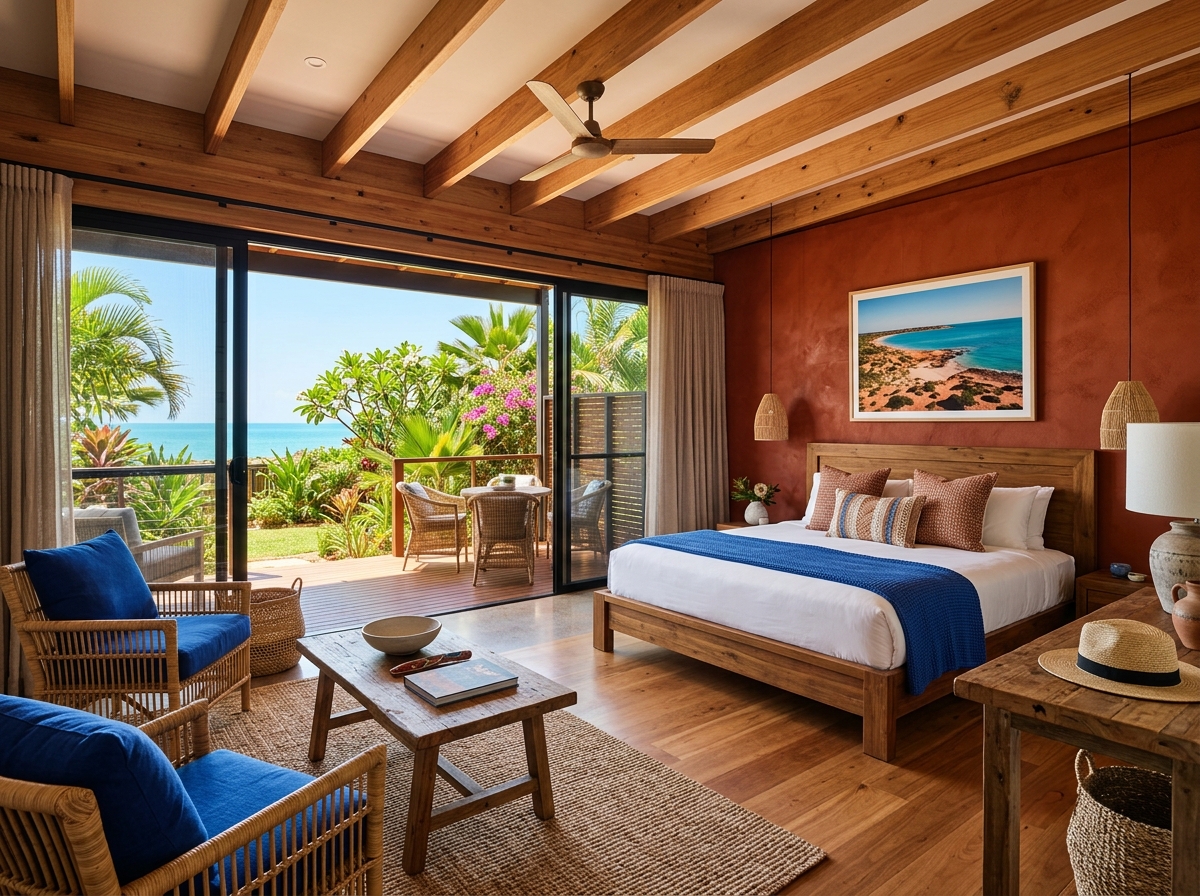 Coastal suite at Blue Dune in Broome